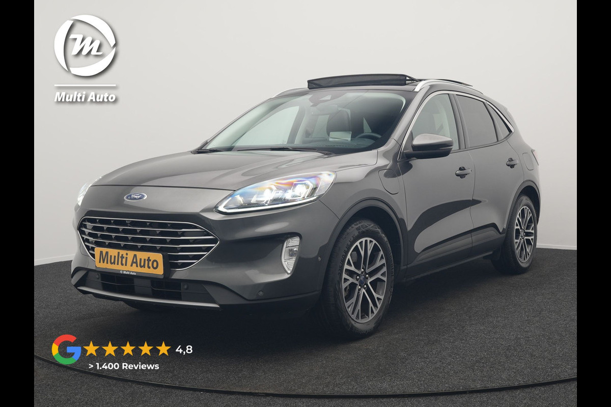 Ford Kuga 2.5 Titanium X PHEV 225pk dealer O.H | Trekhaak af Fabriek | Panodak | Adaptive Cruise | B & O Sound | Head Up |  Keyless | Stuur & Stoelverwarming | 360 Camera |  Plug In Hybrid