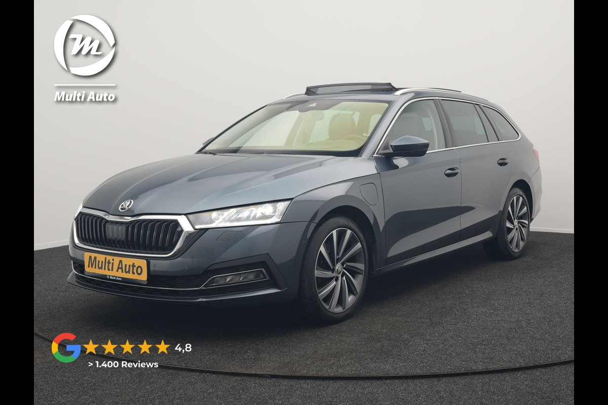 Škoda Octavia Combi 1.4 TSI Sportline Business PHEV 204pk Dealer O.H | Panodak | Adaptive Cruise | Lederen Sportstoelen Massage & Memory | Head Up | Virtual | Camera & Parkassist | 18"L.M | Keyless |  Plug In Hybrid