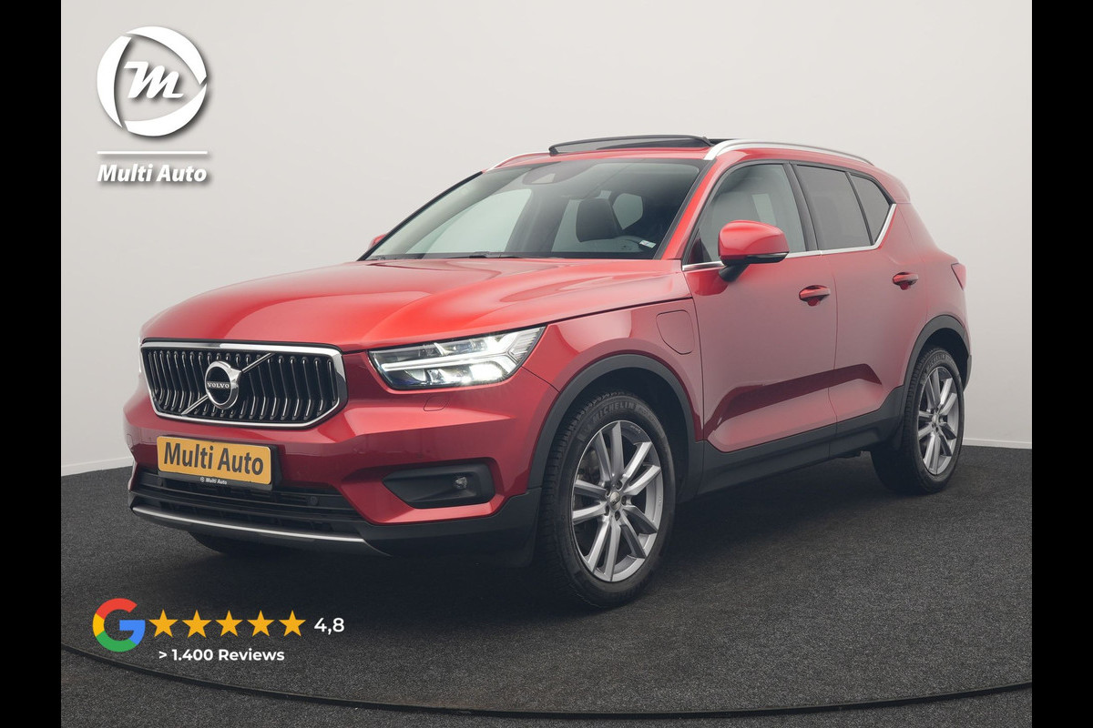 Volvo XC40 T5 Recharge Inscription PHEV 262pk Dealer O.H | Trekhaak af Fabriek | Panodak | Adaptive Cruise | Lederen Sportstoelen Verwarmd | 19"L.M | Camera | Keyless | Apple Carplay | Plug In Hybrid