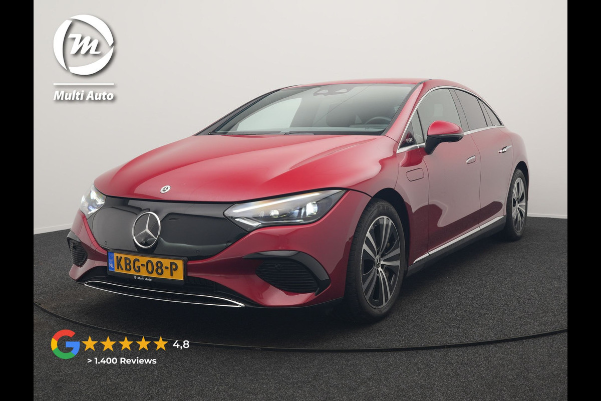 Mercedes-Benz EQE 350 Advantage 89 kWh 293pk Dealer O.H. | Adaptive Cruise | Luchtvering | Burmester Audio | Digital Light | 360 Camera | Lederen Sportstoelen Memory & Verwarmd | Sfeerverlichting | Keyless | Apple Carplay | Virtual | Navigatie |