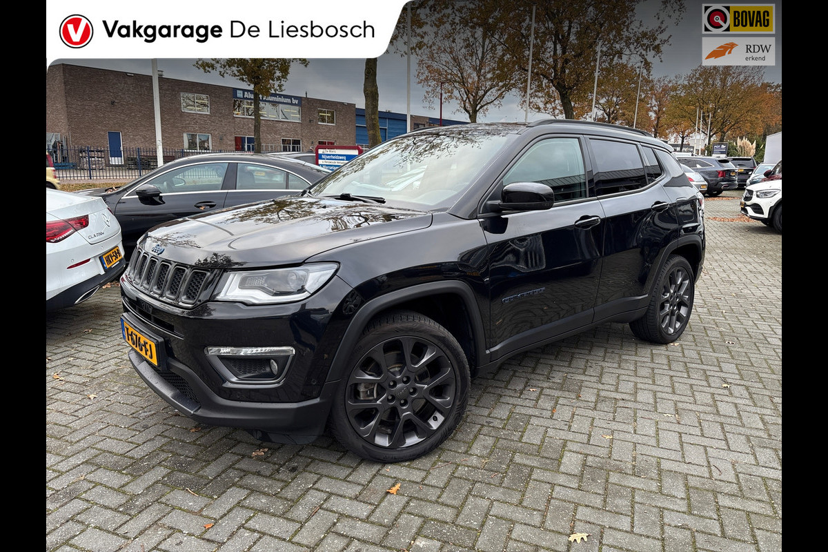 Jeep Compass 4xe 240 Plug-in Hybrid Electric S/ trekhaak / leder / navi / camera / boeken / Alpine audio