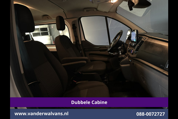 Ford Transit Custom 2.0 TDCI 131pk L2H1 Dubbele Cabine Euro6 Airco | 5-Zits | Camera | LED | 2800kg Trekhaak | Apple Carplay Cruisecontrol, Android Auto, Stoelverwarming, Verwarmde Voorruit, Parkeersensoren