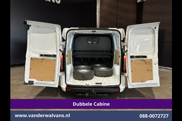 Ford Transit Custom 2.0 TDCI 131pk L2H1 Dubbele Cabine Euro6 Airco | 5-Zits | Camera | LED | 2800kg Trekhaak | Apple Carplay Cruisecontrol, Android Auto, Stoelverwarming, Verwarmde Voorruit, Parkeersensoren