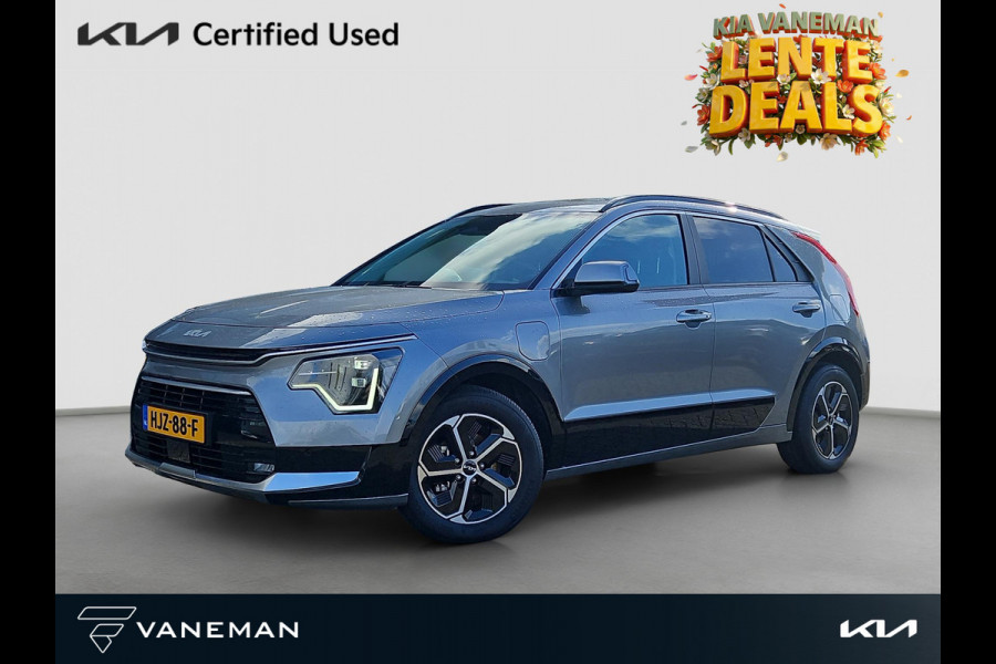 Kia Niro 1.6 GDi PHEV DynamicPlusLine | Head Up Display | Stoel- en Stuurverwarming | Leder | Adapt. Cruise | LMV |