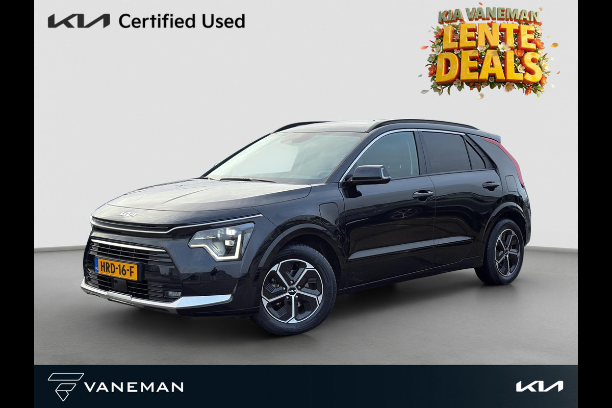 Kia Niro 1.6 GDi PHEV DynamicPlusLine | Leder | Stoel- en Stuurverwarming | Adapt. Cruise | Schuif/Kanteldak | Elektr. Achterklep |