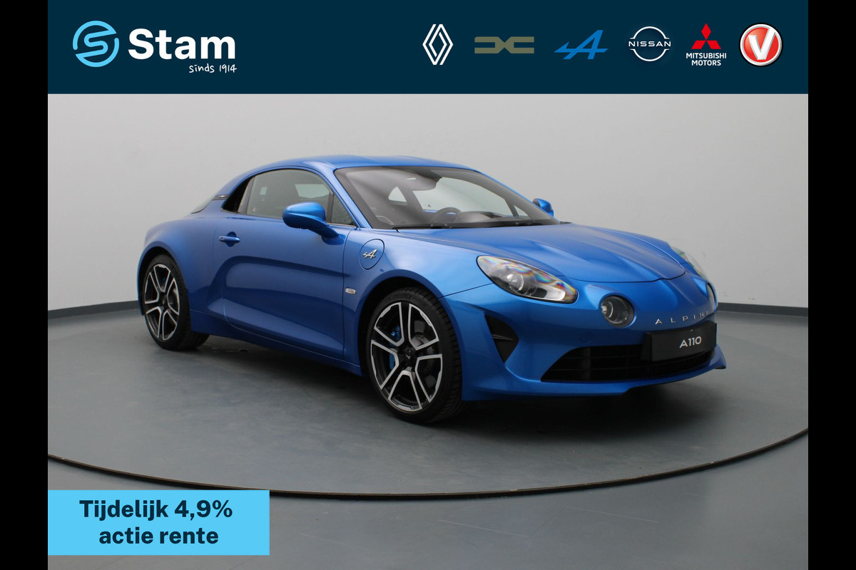 ALPINE A110 1.8 Turbo Premiere Edition #1000 van 1955 | 250pk | Focal premium | Cruise | Climate | Parkeersens. achter | 18"