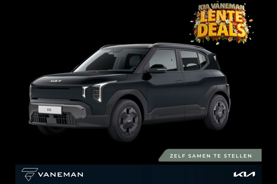 Kia EV2 42,2 kWh Air | Nieuw model | Introductieactie: tijdelijk tot € 3.000,- extra inruil! | Tot 453 kilometer rijbereik | Tot 403 liter bagageruimte | Zelf samenstellen