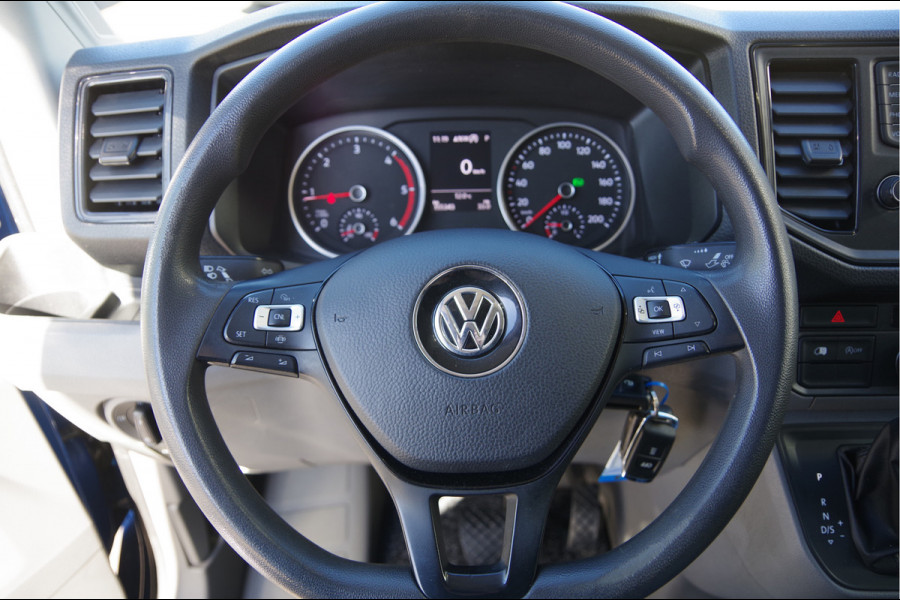 Volkswagen Crafter 35 2.0 TDI L3H2 177PK AUT. 3-ZITS, LED, CAMERA, STANDKACHEL, NAVI, CRUISE, AIRCO, MF STUURWIEL, PARKEERSENSOREN
