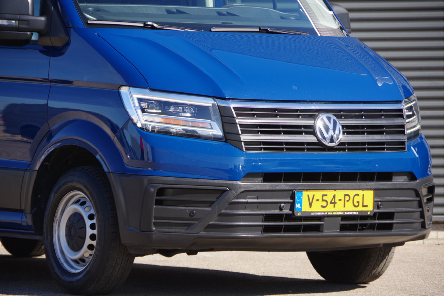 Volkswagen Crafter 35 2.0 TDI L3H2 177PK AUT. 3-ZITS, LED, CAMERA, STANDKACHEL, NAVI, CRUISE, AIRCO, MF STUURWIEL, PARKEERSENSOREN