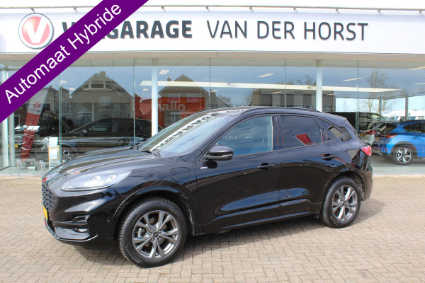 Ford Kuga 2.5-225pk Plug-in Hybrid ST-Line X. Hybride rijden voor een reële prijs ! Adaptive Cruise Control, Stoel- en voorraamverwarming, Climate Control, Metallic lak, Camera v+a, Elektr. achterklep, Side- en lane assist etc.