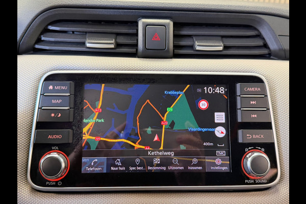 Nissan Micra 1.0 IG-T Tekna CRUISE CONTROL CAMERA PDC ACHTER NAVI ELEK RAMEN ELEK SPIEGELS DAB+