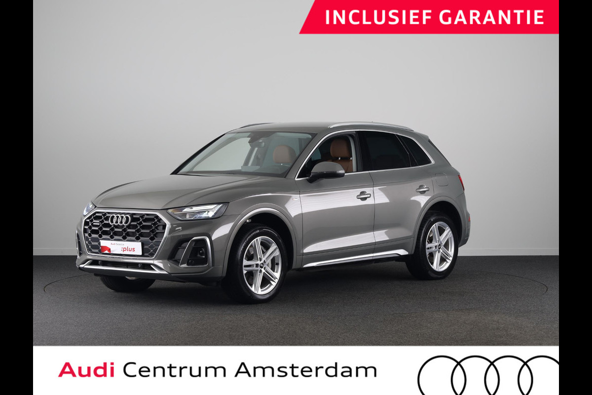 Audi Q5 50 TFSI e S edition 299 pk S-tronic | Navigatie | Parkeersensoren | Achteruitrijcamera | Autom. airco (3 zones) | S-line