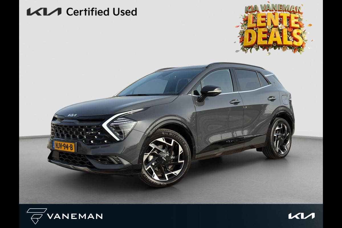 Kia Sportage 1.6 T-GDi Plug-in Hybrid AWD GT-Line | Automaat | Adapt. Cruise | Stoel- en Stuurverwarming | Pano Schuif/Kanteldak | Elektr. Voorstoelen |
