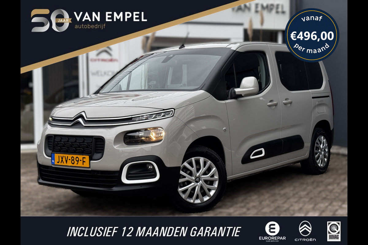 Citroën Berlingo PT130 EAT8 Feel | Automaat | Camera | Navigatie | Parkeersensoren | 1e Eigenaar