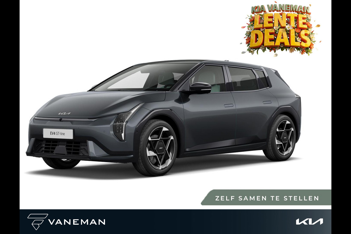 Kia EV4 GT-PlusLine 81.4 kWh | Lichtmetalen velgen 5-spaaks 19" | Zelf samenstellen