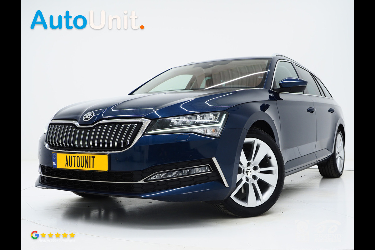 Škoda Superb Combi 1.4 TSI iV Style | Panoramadak | Canton | Leder | Camera | Adaptive Cruise | Memory | Carplay