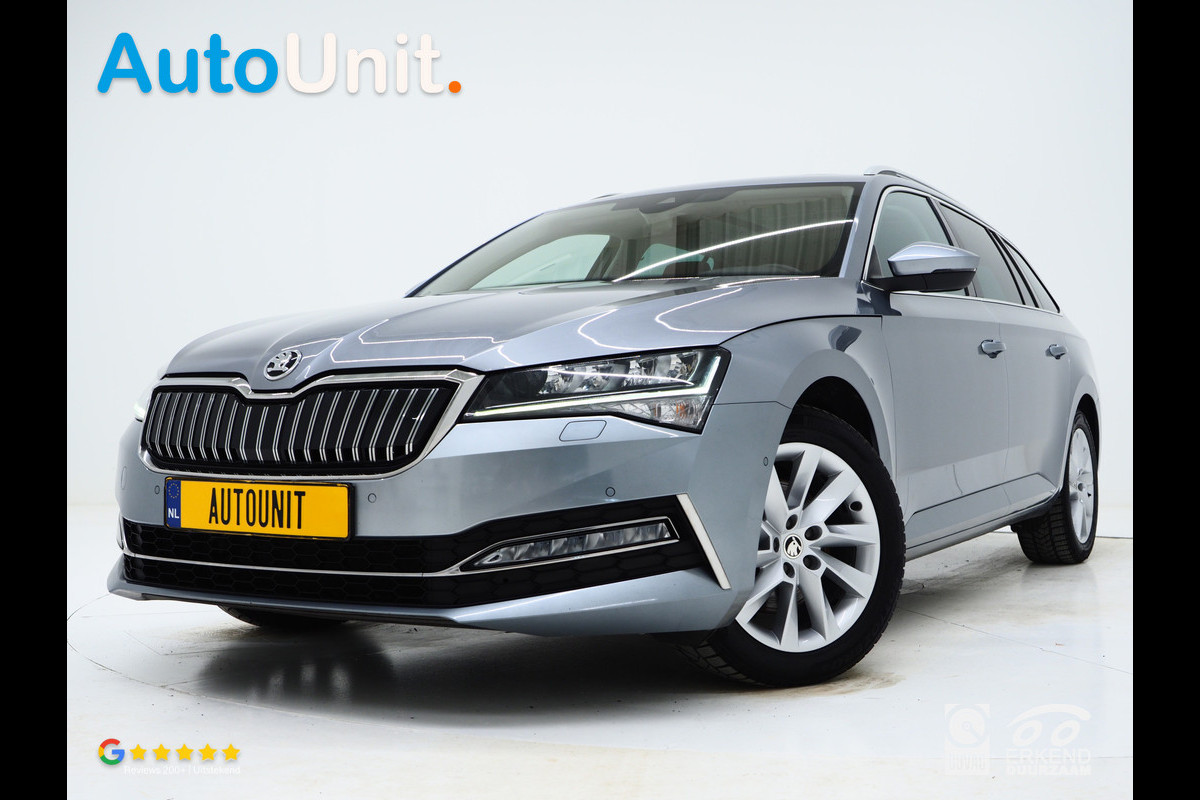 Škoda Superb Combi 1.4 TSI iV 218PK | Panoramadak | Camera | Virtual | Keyless | Sfeerlicht | Dodehoek | Memory | Carplay