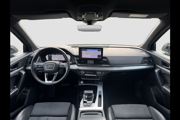 Audi Q5 50 TFSI e S-line | SOH 99%| Trekhaak | Sfeer | Matrix | Camera | ACC | Keyless | Carplay | Dodehoek | Virtua