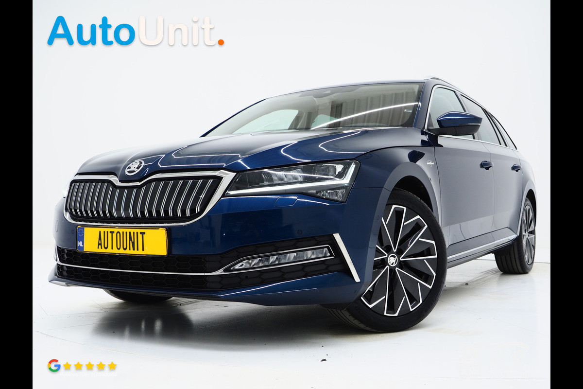 Škoda Superb Combi 1.4 TSI iV Laurin & Klement | Leder | Canton | Trekhaak | Camera | Keyless | Adaptive Cruise | Memory | Carplay
