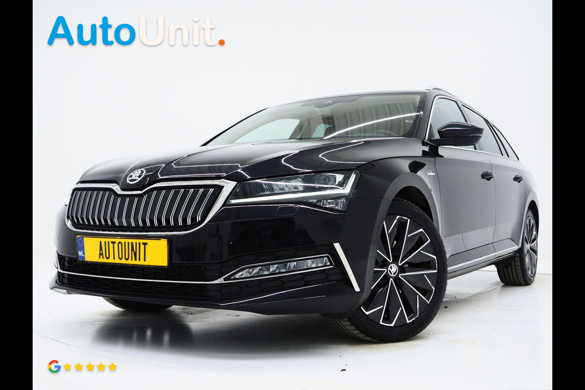 Škoda Superb Combi 1.4 TSI iV Laurin & Klement | Massage | Leder | Trekhaak | 360 | Canton | Keyless | Adaptive Cruise | Carplay