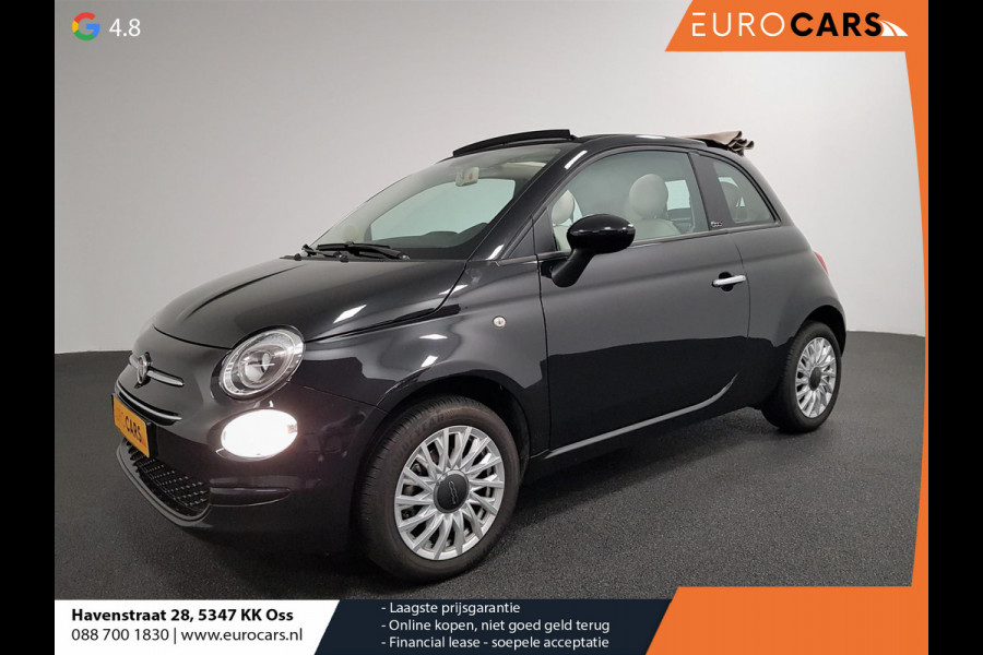 Fiat 500C 1.0 Hybrid Lounge + Navigatie Climate Control Cruise Control DAB Parkeer Sensoren Lichtmetalen velgen
