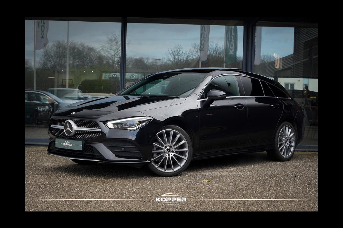 Mercedes-Benz CLA-Klasse 250e AMG Line / Pano / Sfeerverlichting / SOH 96,1 / Stoelverwarming+Ventilatie / Leder / HUD