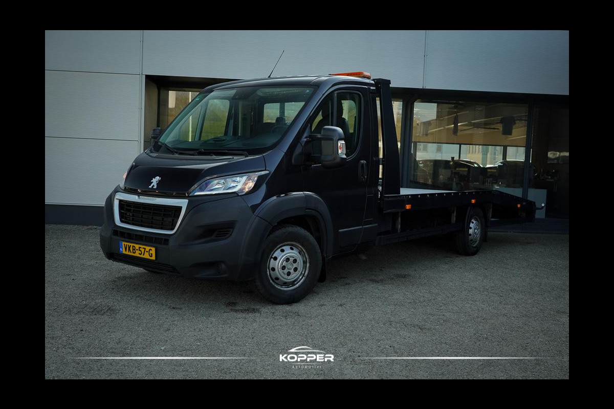 Peugeot Boxer 335 2.2 BlueHDi 165 L3H2 Pro / Oprijwagen / Autotransport / 1290 kg laadgewicht / Luchtvering / Lier / Jegger Alu Opbouw