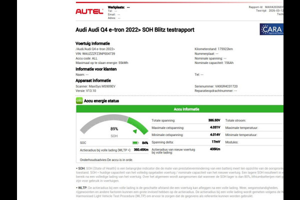 Audi Q4 e-tron 35 Launch edition Advanced 55 kWh | SOH 89% | Warmtepomp | Stoelverwarming | Matrix LED | Carplay | Virtual Cockpit | Parkeerhulp | 19'' | Sportstoelen | Navigatie | Cruise control