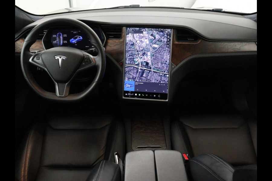 Tesla Model S 100D | SOH 90% | Panoramadak | Leder | Autopilot | Stoelverwarming | Camera | Keyless | Full LED | Navigatie | Climate control | 19'' lichtmetalen velgen