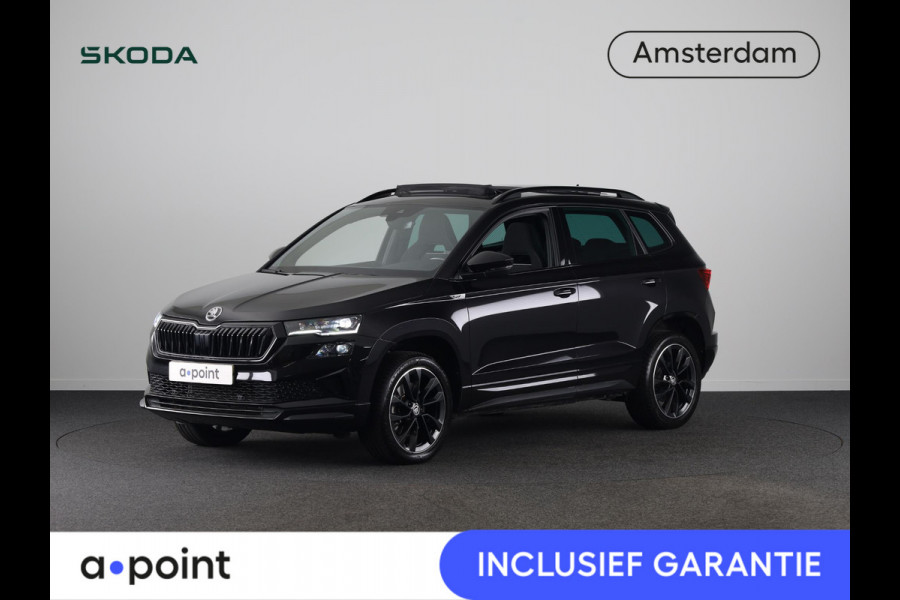 Škoda Karoq 1.5 TSI ACT Sportline Business 150 pk Automaat (DSG) | Verlengde garantie | Navigatie | Panoramadak | Parkeersensoren | Achteruitrijcamera | Stoelverwarming |