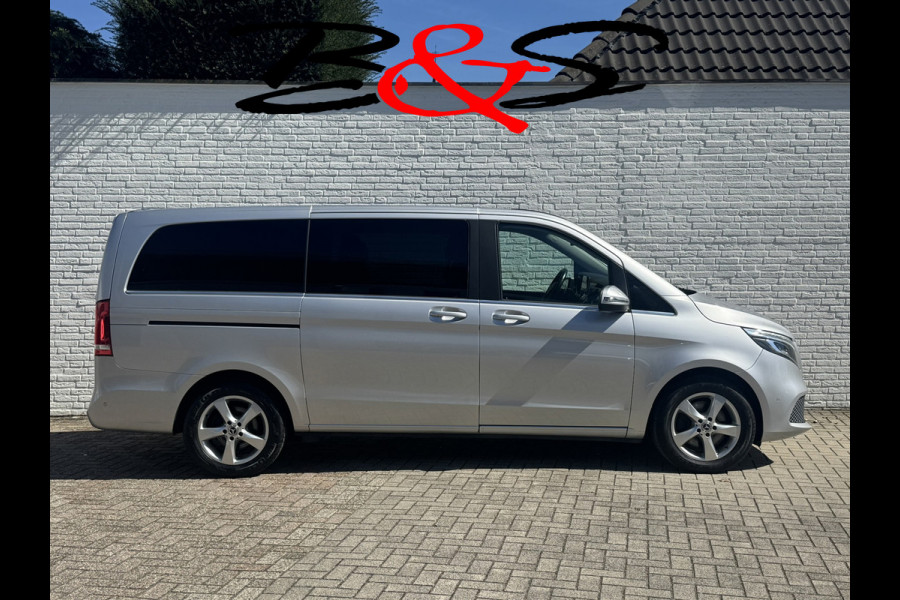 Mercedes-Benz V-Klasse 300d Lang 9G M-bux Leder Elektrische klep Trekhaak afneembaar Camera Verwarmde stoelen