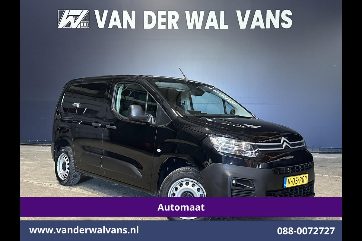 Citroën Berlingo 1.5 BlueHDI 131pk Automaat L1H1 Euro6 Airco | 3-Zits | Navigatie | Camera | Apple Carplay Android Auto, Cruisecontrol, Parkeersensoren, Bijrijdersbank