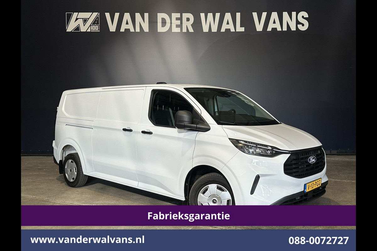 Ford Transit Custom 2.0 TDCI 136pk L2H1 Fabrieksgarantie Euro6 Airco | Camera | LED | Apple Carplay | Cruisecontrol Android Auto, Verwarmde voorruit, Parkeersensoren, Bijrijdersbank, 2740 kg trekvermogen