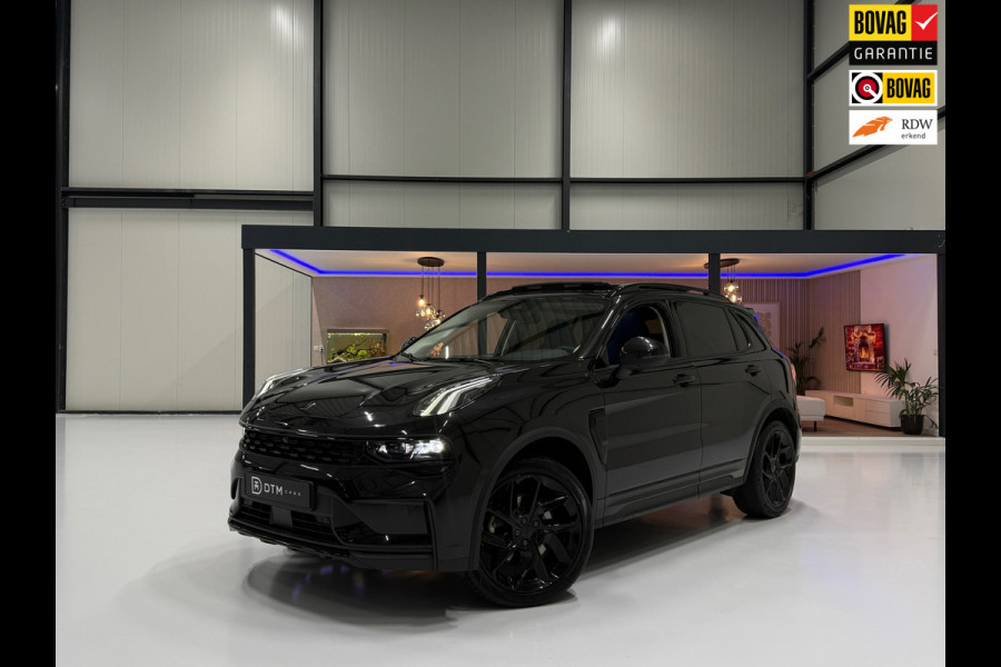 Lynk & Co RS Shadow Edition 01 1.5 262PK Pano 360° Navi Adapt cruise 262PK Elekr. Achterklep 1800KG Trekgewicht