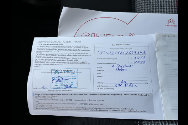 Citroën ë-Jumpy 50kWh XL 8PL VAN: 23.900,- excl.btw VOOR: 20.877,- excl. btw UW LENTEVOORDEEL: 3.023,- | RIJKLAARPRIJS incl. 12mn BOVAG | SOH 88% |