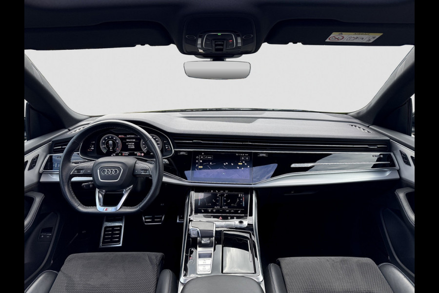 Audi Q8 60 TFSI e Competition | Pano | Luchtvering | B&O | Matrix | 360 | Carplay | Memory | NL Auto | Sfeerverichting | 1e eig.