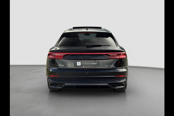 Audi Q8 60 TFSI e Competition | Pano | Luchtvering | B&O | Matrix | 360 | Carplay | Memory | NL Auto | Sfeerverichting | 1e eig.