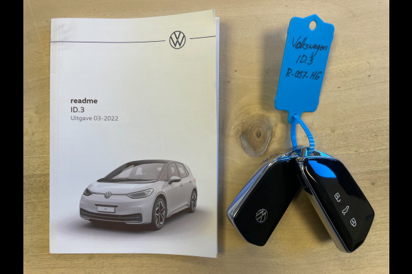 Volkswagen ID.3 Pro 62 kWh|91%SOH|STOEL-, STUURVERW|ANDROID/APPLE CARPLAY|ACC|CRUISE,CLIMATE CONTROL|NL-AUTO|NAP|INCL.BTW|1e EIG.|