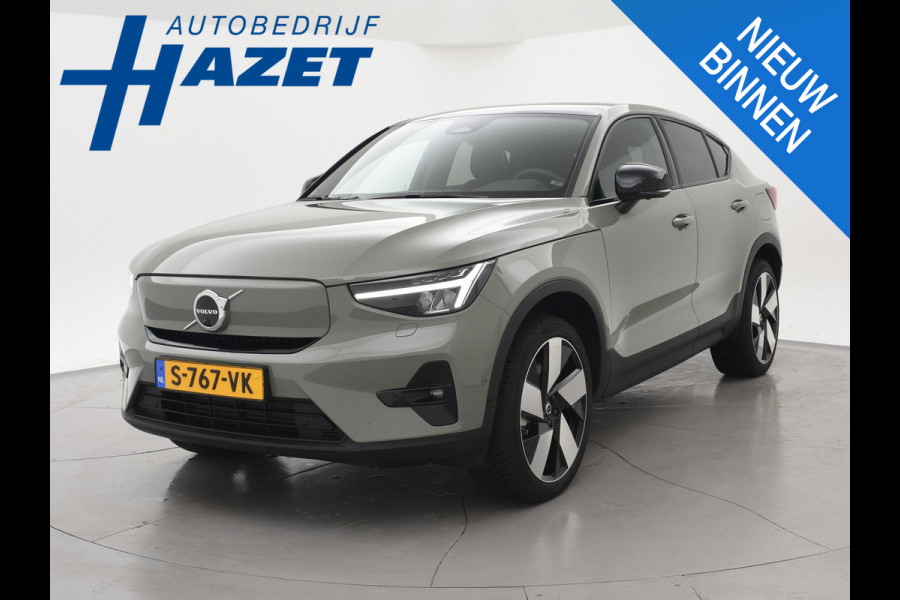 Volvo C40 RECHARGE TWIN ULTIMATE 78 kWh 408 PK SAGE GREEN + ELEK. TREKHAAK | 20 INCH | PANORAMA | PILOT ASSIST | ACC | HK