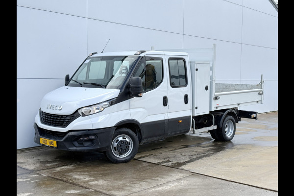 Iveco Daily 35C14 2.3 Kipper Dubbele Cabine Dubbellucht 6 Stoelen Airco Cruise Control Trekhaak Luchtgeveerde stoel