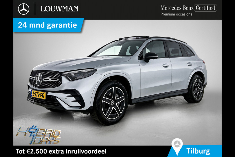 Mercedes-Benz GLC 300e 4MATIC AMG Line Achteruitrijcamera | Panaromadak | Navigatie | Memorypakket | alarm klasse 3 Inclusief 24 maanden Mercedes-Benz Certified garantie voor Europa.