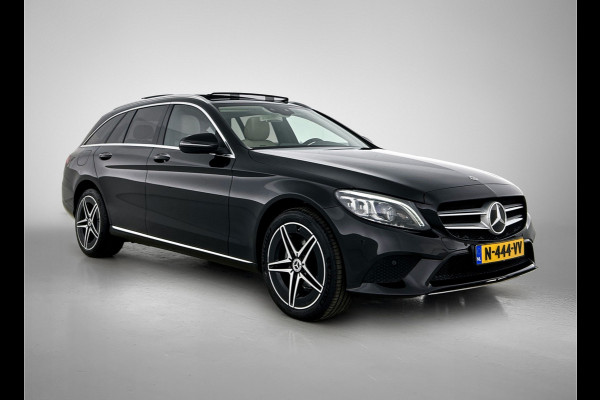 Mercedes-Benz C-Klasse Estate 180 Business Solution Avantgarde Trekhaak | Panoramadak | Multi spaaks lichtmetalen velgen | Navigatie | Parking support | Inclusief 24 maanden MB Certified garantie voor Europa.