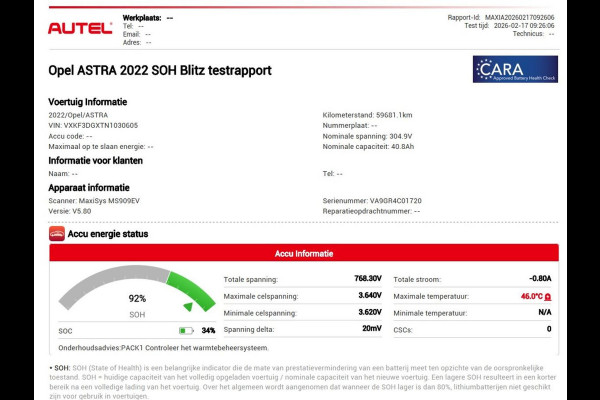 Opel Astra 1.6 Hybrid Business Edition | SOH 92% | Stoelverwarming | Adaptive cruise | Camera | Stuurverwarming | Carplay | Navigatie | Full LED | 17'' | Climate control | PHEV | Plug In