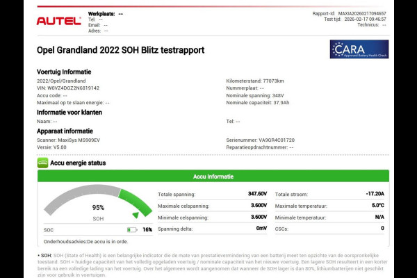 Opel Grandland X 1.6 Turbo Hybrid Business Executive | SOH 95% | Stoelverwarming | Adaptive cruise | Camera | Carplay | Stuurverwarming | Navigatie | PHEV | Plug In