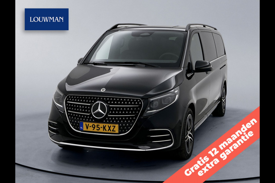 Mercedes-Benz V-Klasse 300d 4-MATIC Extra Lang Gratis 12 Maanden Extra Garantie AMG Avantgarde BPM-Vrij Dubbele Cabine 360 Graden Camera Elektrische Sc extra-garantie