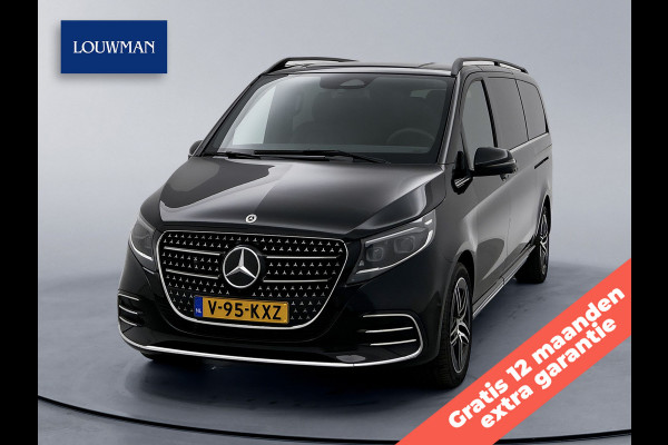 Mercedes-Benz V-Klasse 300d 4-MATIC Extra Lang Gratis 12 Maanden Extra Garantie AMG Avantgarde BPM-Vrij Dubbele Cabine 360 Graden Camera Elektrische Sc extra-garantie