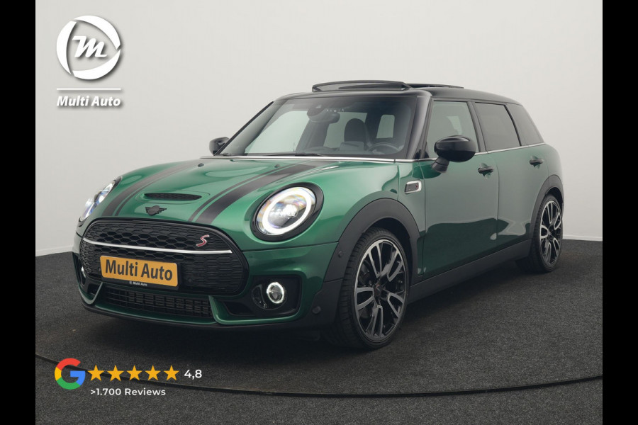 MINI Clubman 2.0 Cooper S John Cooper Works FACELIFT 179pk Dealer O.H | Panodak | Adaptive Cruise | Alcantara JCW Sportstoelen | Head Up | Harman Kardon | 19"L.M | Trekhaak Afn. | Camera | Keyless |