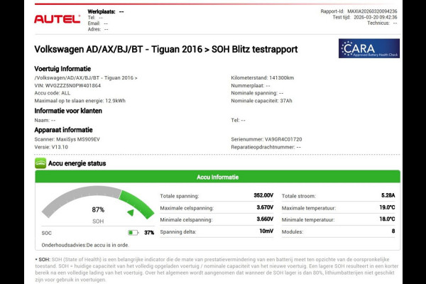 Volkswagen Tiguan 1.4 TSI eHybrid Comfortline | SOH 87% | Panoramadak | Camera | Carplay | Adaptive cruise | Keyless | Navigatie | Full LED | Climate control | Virtual Cockpit | Sfeerverlichting | PHEV | Plug In