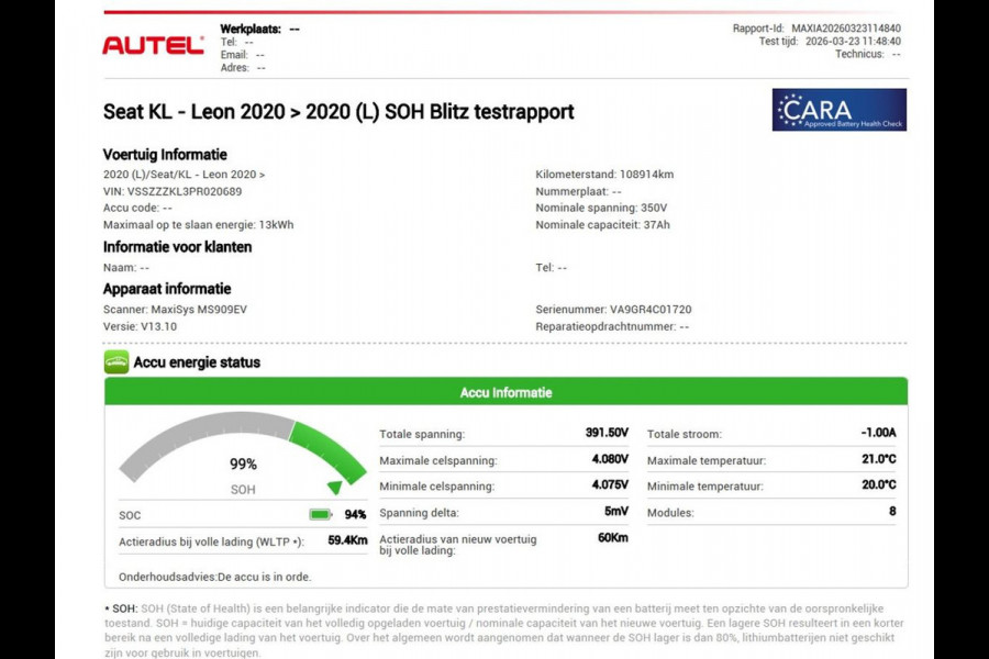Seat Leon Sportstourer 1.4 TSI eHybrid PHEV FR | SOH 99% | Stoel & stuurverwarming | Virtual Cockpit | Carplay | Cruise Control | Navigatie