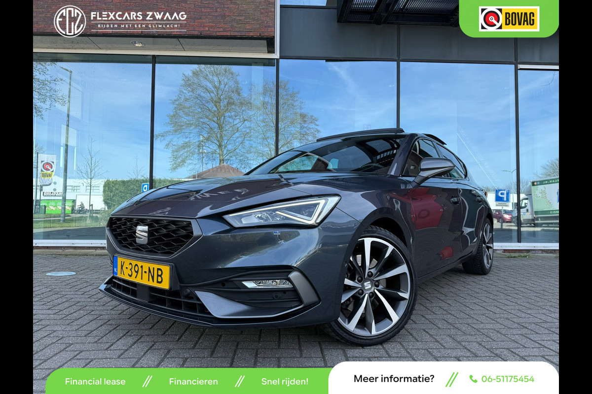 Seat Leon 1.5 eTSI FR Launch Edition - Automaat - schuif-/kanteldak - Beats - Trekhaak - Org.NL